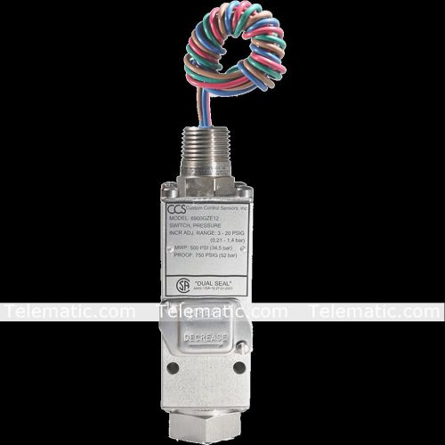 CCS 6900GEY14 Pressure Switch, Hazardous, ATEX