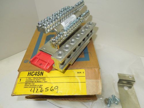 Square d hc4sn i line panel board neutral assembly 400a main lugs   &lt;413d4 for sale