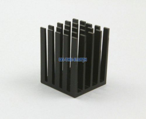 20 Pieces 19*19*24mm Aluminum Heatsink Radiator Chip Heat Sink Cooler / Black