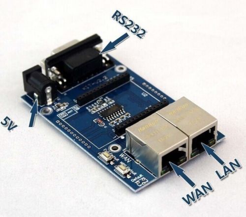 HLK-RM04 UART to WIFI Serial Port to Wifi Module Test Base Board NEW