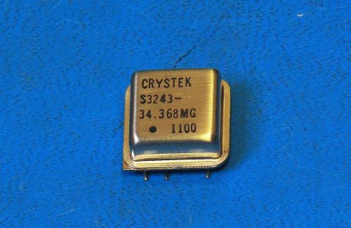 15-pcs frequency 6-pin csmd crystek s3243-34.368mg 324334368 s324334368mg for sale