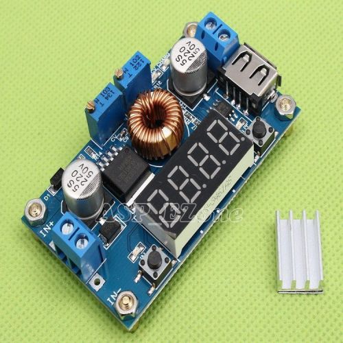 5a led drive lithium battery charger with voltmeter ammeter  dcdc module for sale