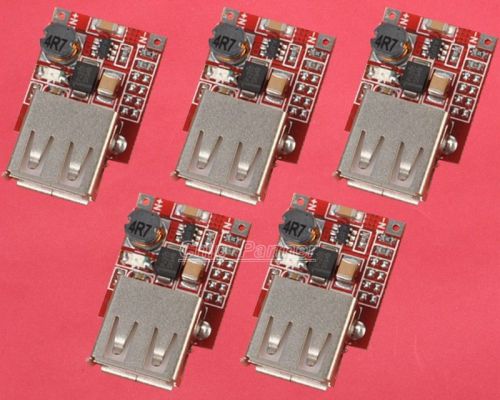 5PCS 3V to 5V 1A USB Charger DC-DC Converter Step Up Boost Module for MP4 Phone
