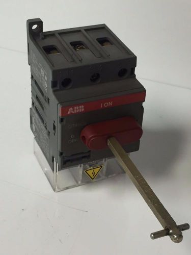 Abb ot45e3 disconnect switch 60a  3p used working for sale