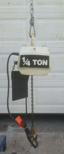 Coffing 1/4 ton electric chain hoist for sale