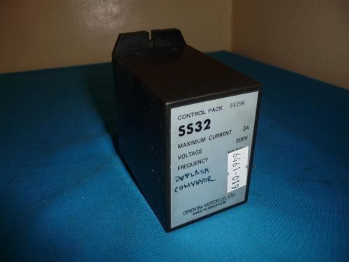 Oriental motor ss32 control pack w/o socket for sale