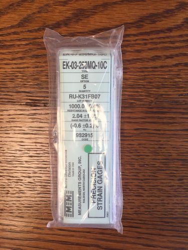 Micro Measurements Vishay Precision Strain Gages EK-03-250MQ-10C 5 pack new