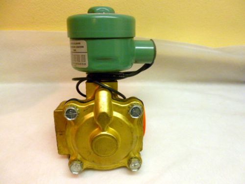 Asco 1 1/4 &#034; 8211d18 normally open hazardous location 5-125 psi air/water valve a501 for sale