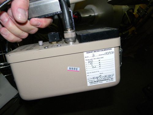 Ludlum model 3 survey meter with 44-9 pancake probe, last one! for sale