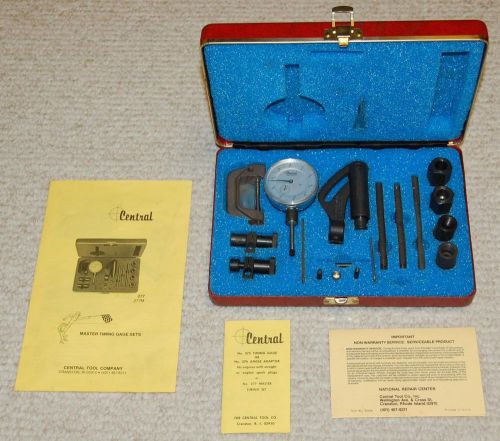 Vintage Central Tool No. 277 Master Timing Set 2 Cycle &amp; Small Engines