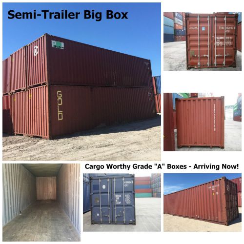 Shipping Container 40&#039; HC-A Grade -Coming To Our ATL Branch- Servicing- Calhoun