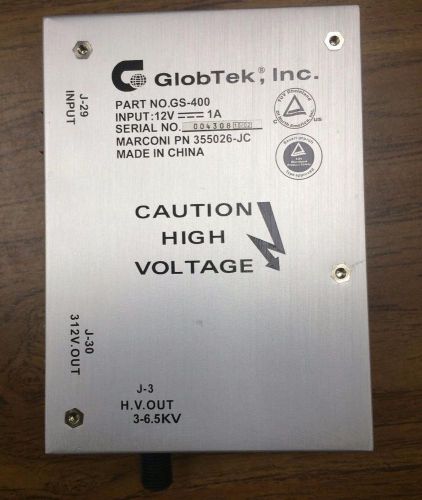 GlobTek Power Supply High Voltage 355026-JC Part # GS-400 Video Jet 170i