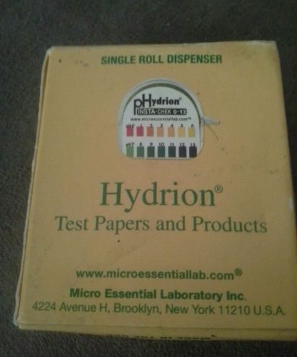 MICRO ESSENTIAL HYDRION TEST PAPERS 50 1-12 SINGLE ROLL