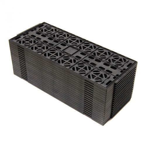 (Lot of 18) Daewon HPBGA 42.5 x 42.5 Black Plastic IC Chip Shipping/Carry Trays