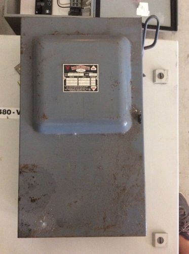 Wadsworth Safety Switch 8713N 100 Amp 240 Volt Fusible 3 Pole