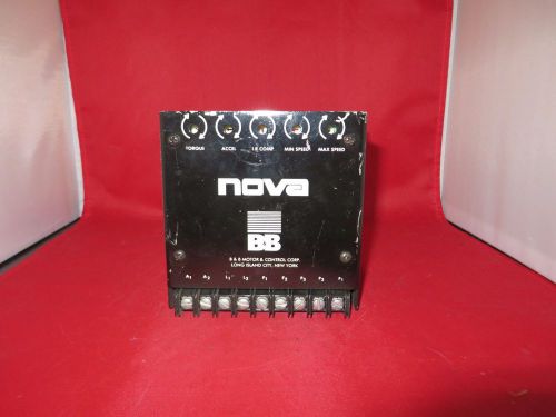 B&amp;B Motor &amp; Control Nova SH 105 Speed Control
