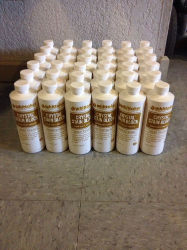 65 bottles whittaker crystal oxy booster, stain block, red stain &amp; spotter for sale
