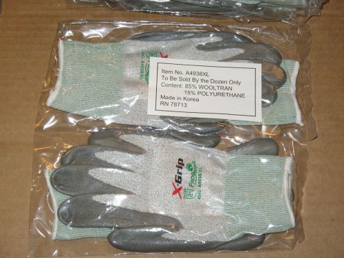 1 DOZEN X-GRIP Highly cut resistant 13-gauge Liberty Glove &amp; Safety A4938XL XL
