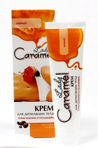 Cream for hair removal in the bikini area Pixie Caramel (Ukraine)