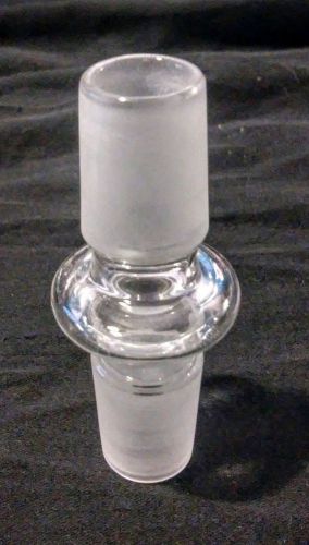 18mm Male to 18mm Male Glass Adapter - Scientific Lab Glassware - NEW HQ