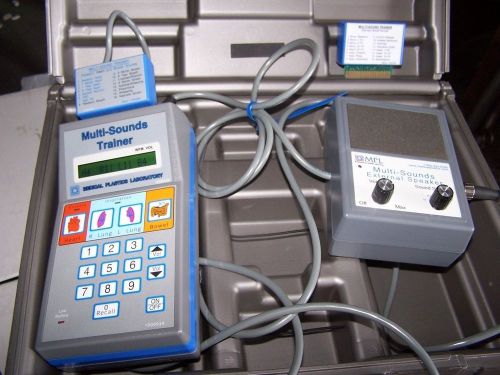 Laerdal mpl medical plastics laboratory multi-sound trainer &amp; 2 pediatric mods for sale