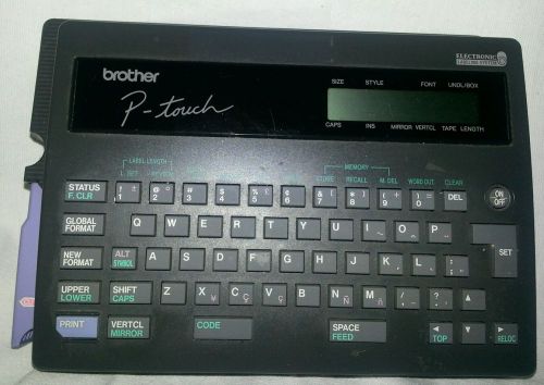 Brother electronic labeling system deluxe pt-20