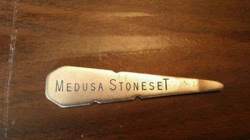 Vintage Medusa Stoneset, Medusa Brikset tool