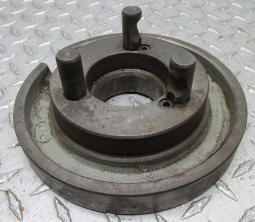 7&#034; diameter smc 3603ct1 gap / engine lathe chuck back mounting adapter plate for sale