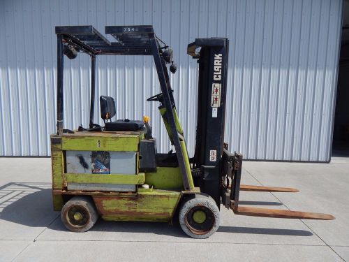 Clark electric fork lift clarklift forklift towmotor 5000 lbs cap for sale