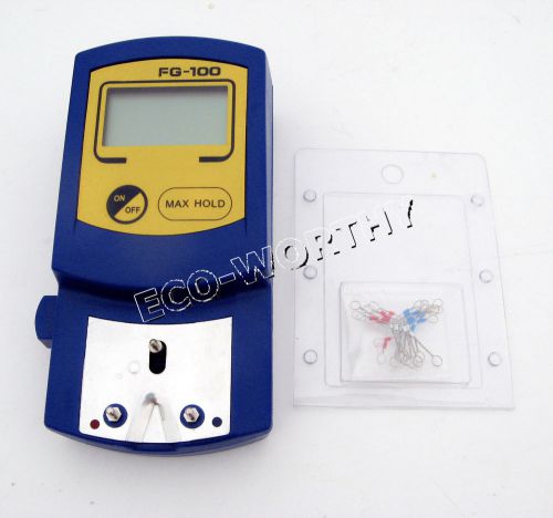 Lcd display weld soldering iron tip thermometer temperature tester tool fg-100 for sale