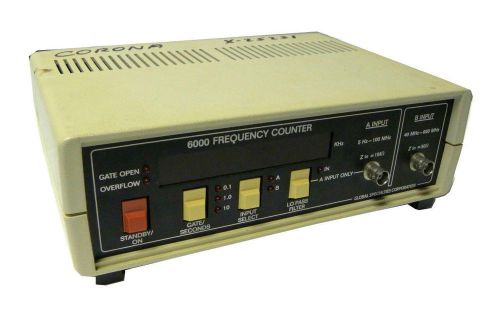 GLOBAL SPECIALTIES 6000 FREQUENCY COUNTER 2 INPUTS
