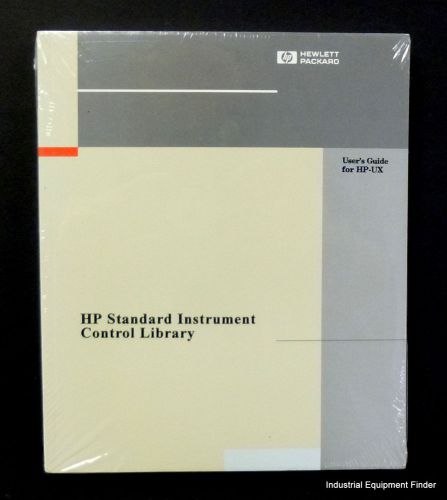 HP Standard Instruments Control Library User&#039;s Guide for HP-UX E2091-90004 *NEW*
