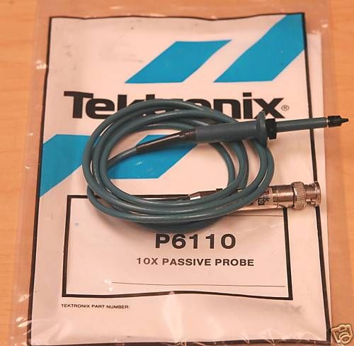 Tektronix P6110 10X Passive Probe With Manual   **NEW**