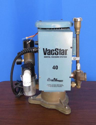 Air techniques vacstar 40 dental vacuum pump system 2 hp vac star vs40 for sale