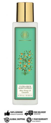 Forest Essential Ultra-Rich Dazzling Body Lotion Bitter Orange &amp; Cinnamon 200 Ml