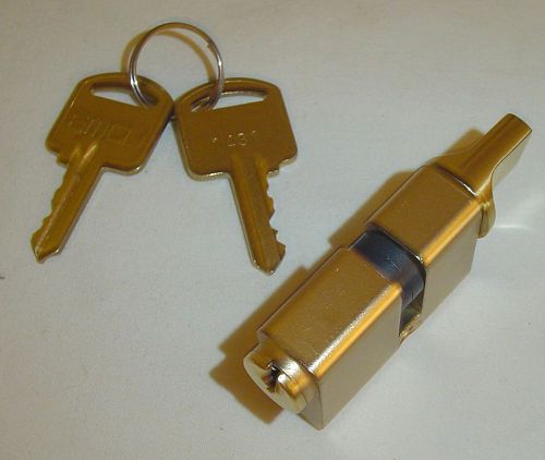 New~~crl brass cylinder lock with thumbturn and 2 keys~keyed alike for sale