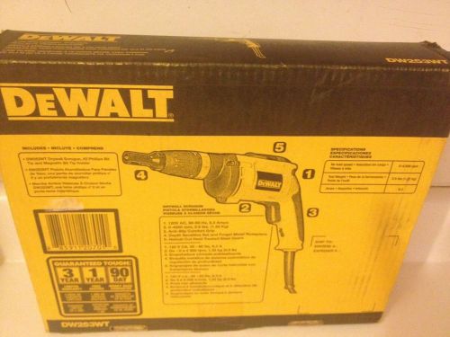 Dewalt Dw253wt 4500 RPM Drywall Screw gun With 50ft Twistlock Cord