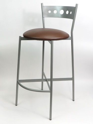 Cafe vienna v6b (set of 20) steel bar stools commercial restaurant chairs brown for sale