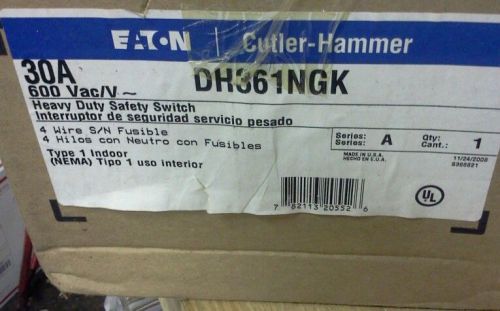 CUTLER-HAMMER DH361NGK Vac SAFETY SWITCH