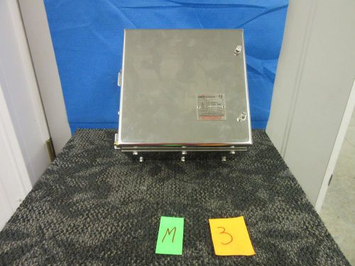 COOPER CROUSE HINDS NXT RANGE CONTROL ENCLOSURE STAINLESS STEEL BOX 262616 NEW