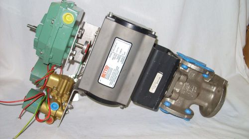 BETTIS RPC1000-10 ACTUATOR - TUFLINE CF8M VALVE &amp; ASCO 8344644 SOLENOID ASSEMBLY