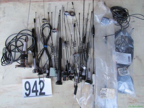 Lot of 30 ~ maxrad antenna specialists pctel chrome/black mobile antenna ~ #942 for sale