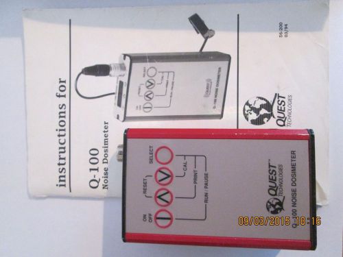 Quest Q-100 Noise Dosimeter