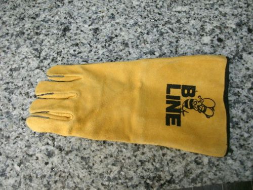 B Line Bee Split Leather Welding Glove Working Carpenter Blacksmith Gardening