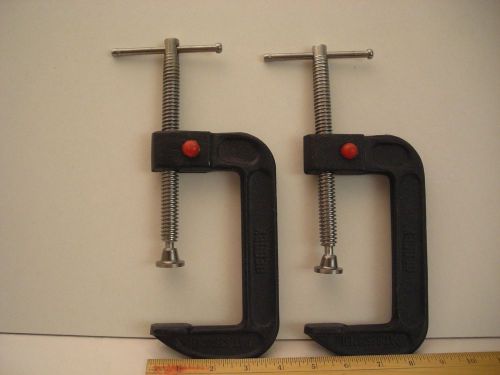 Bessey qrcc4 0-4-3/8&#034; quick release c-clamps (2 units) for sale