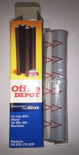 Office Depot UX-3CR Thermal Transfer Ribbon for Fax UX300/305/460 ONLY ONE