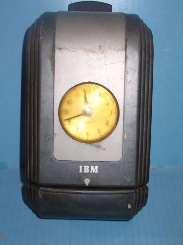 Vintage IBM International Business Machine Art Deco Employee  Time Punch Clock