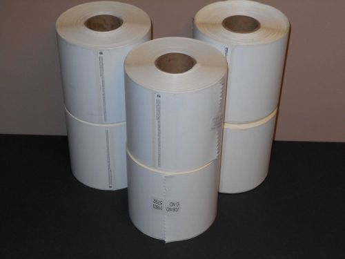(6) THERMAL LABEL ROLLS FOR SHIPPING - 4x6 320 PER ROLL WORKS W/ THERMAL PRINTER