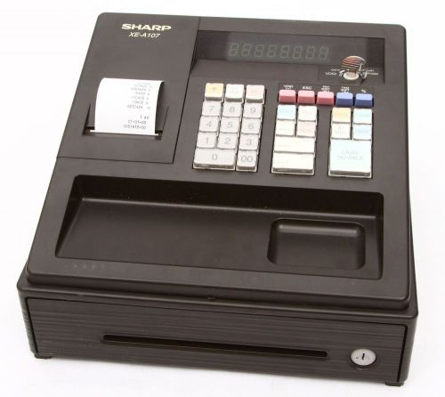 SHARP XE-A107 Small Business Electronic Cash Register