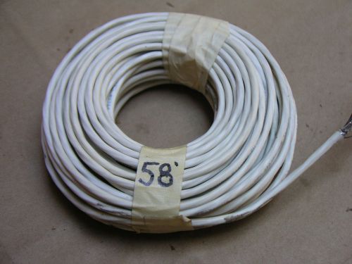 58 feet  of 6 conductor,  22 awg  shielded, stranded indoor cable wire, cmp for sale